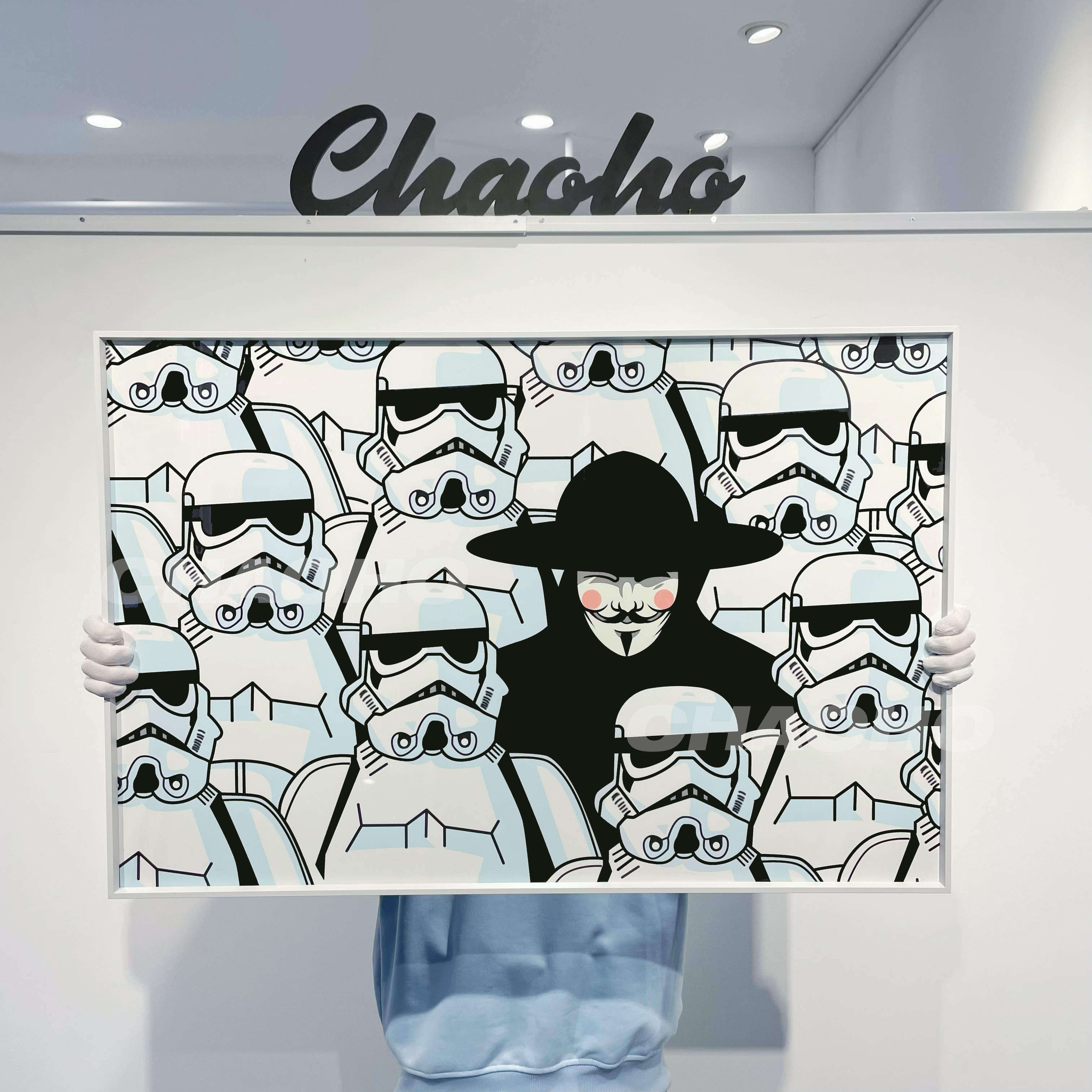 jerkface客厅潮流星球大战装饰画