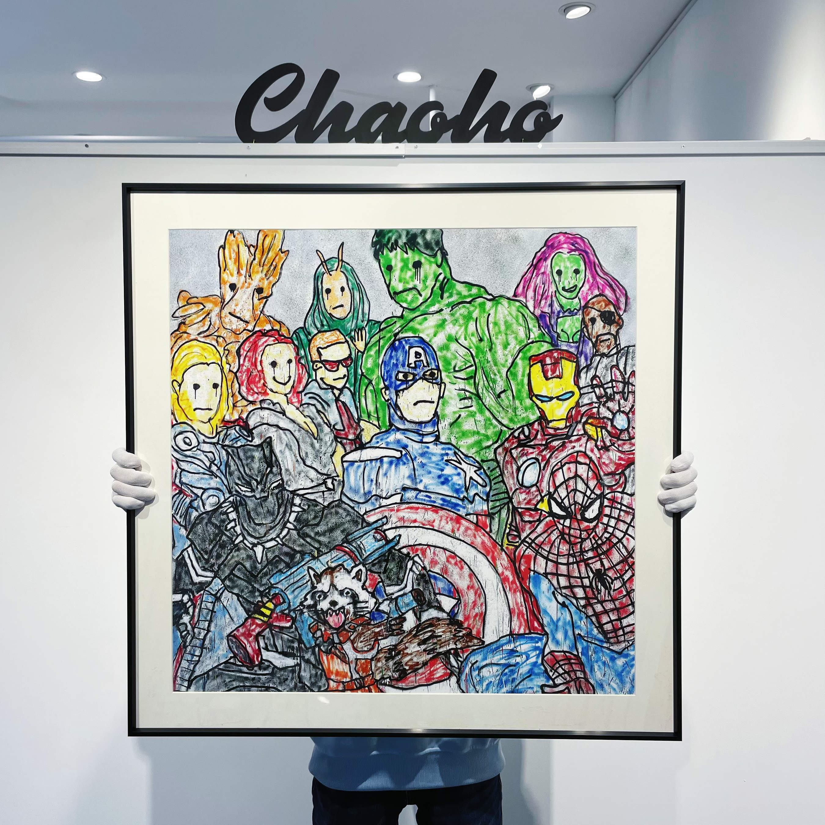 Madsaki客厅动漫漫威装饰画版画