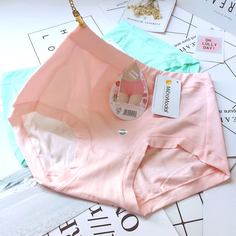 4条包邮正品黛丝少女内裤超细莫代尔微收腹舒适纯色女士大码内裤,女士内衣/男士内衣/家居服,女三角裤,淘宝优惠券,粉丝福利购,淘宝优惠卷