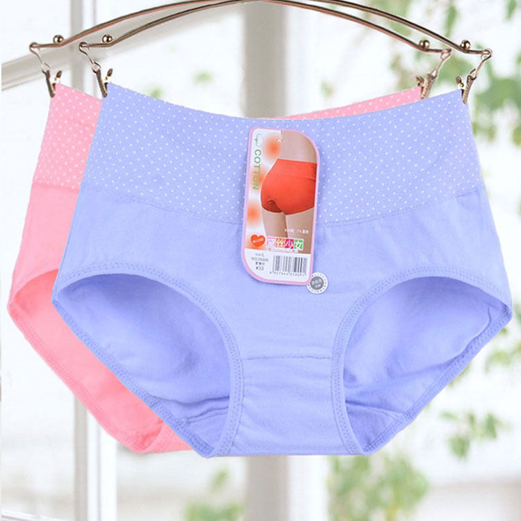 4件包邮黛丝少女内裤女纯棉质面料中腰圆点微收腹提臀女三角裤,女士内衣/男士内衣/家居服,女三角裤,淘宝优惠券,粉丝福利购,淘宝优惠卷