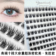 假睫毛免胶浓密厚重款 欧美5D立体分段式 卷翘自嫁接软毛E30大容量