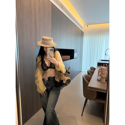 马海羊毛显瘦香香软软毛衣开衫