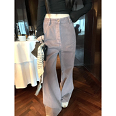 静奢神裤 MISS CHANGE 高定纯棉复古水洗显瘦神裤 阔腿牛仔裤