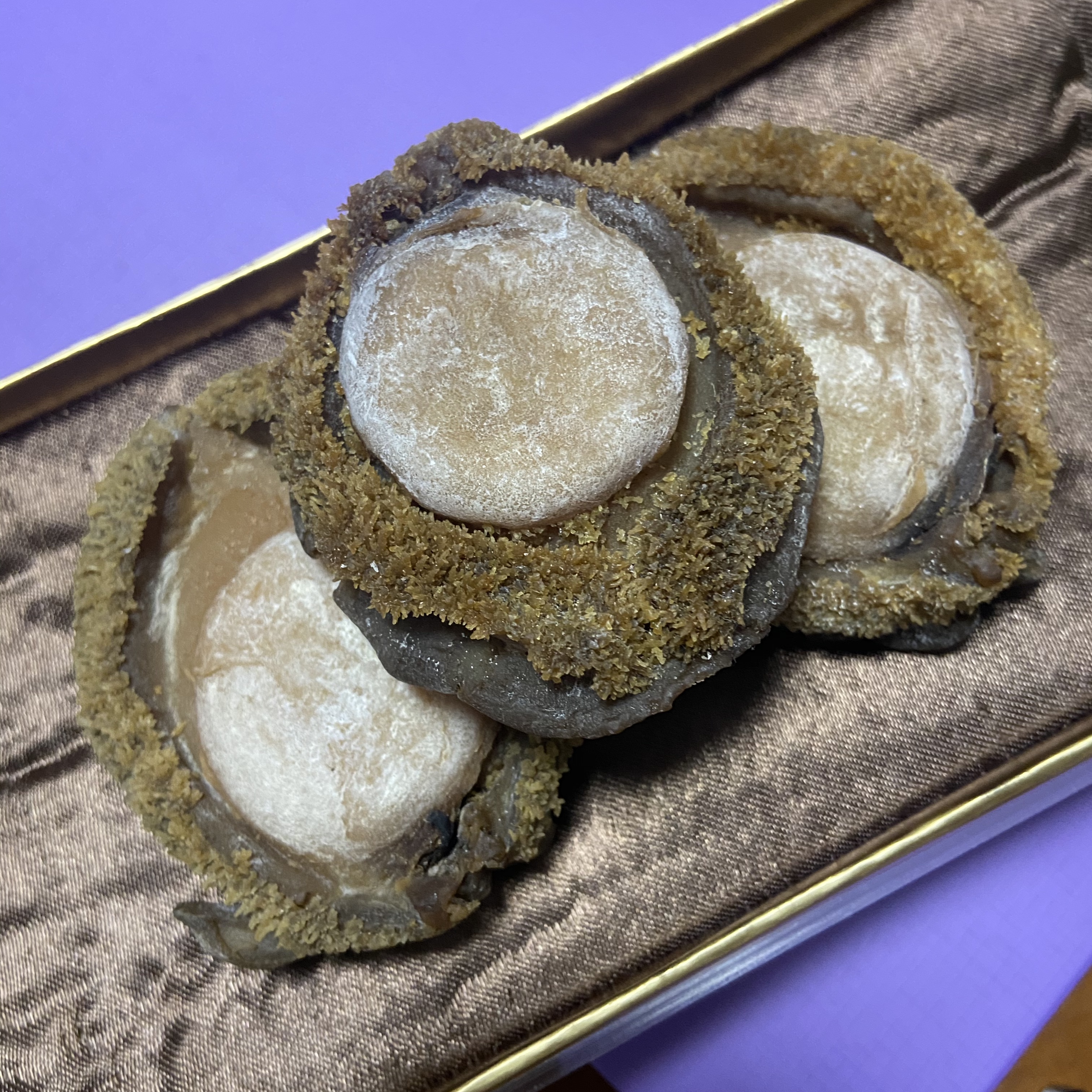 南非大鲍鱼250克3头南非大网鲍足干吉品大鲍鱼宴席送礼佳品