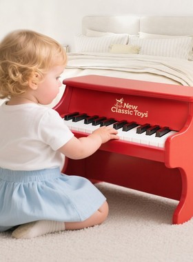 荷兰NCT木质儿童礼物小钢琴电子琴宝宝幼儿男女孩周岁婴儿玩具