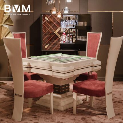 粗腿-BVM麻将桌意式轻奢家用休闲高端别墅棋牌桌麻将机