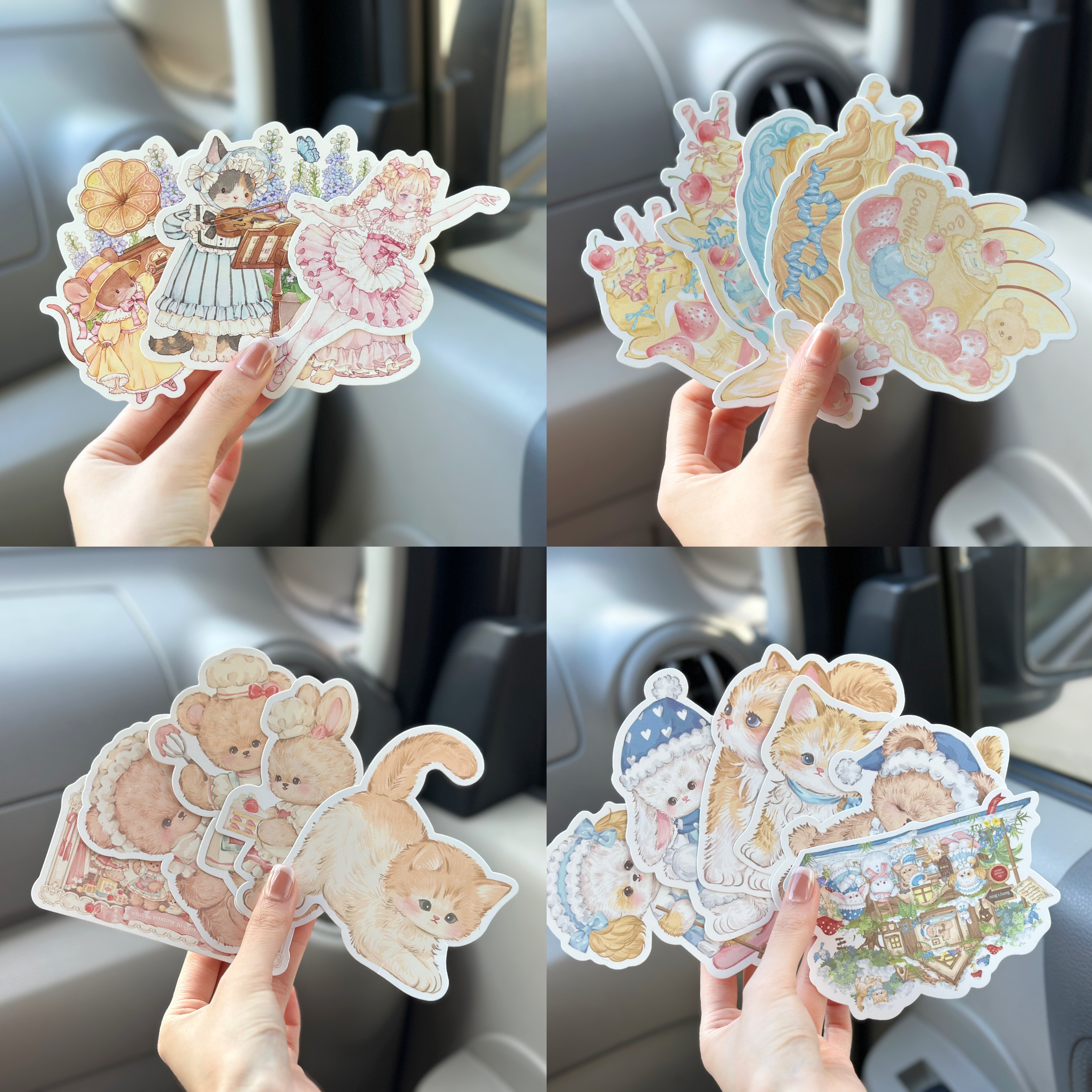 pink berry原创猫猫狗狗系列闪砂膜异型卡贺卡留言卡可书写,文具电教/文化用品/商务用品,其它印刷制品,淘宝优惠券,粉丝福利购,淘宝优惠卷