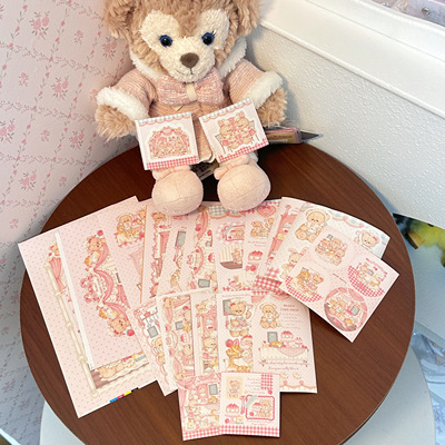 Pink berry原创小熊面包坊封口贴卡头贴纸烘培包装出卡打包好物