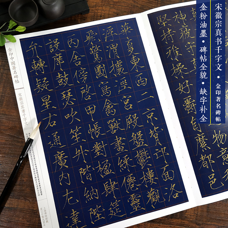 全球首套金印版中国著名碑帖 全套二十册