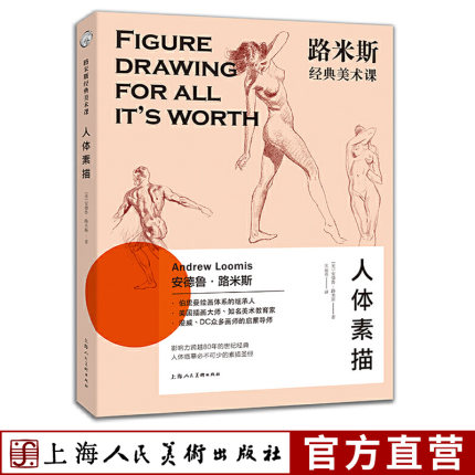 人体素描 安德鲁路米斯经典美术课 西方经典美术技法译丛 伯里曼高徒人体结构绘画教学 正版人体静物写生速写临摹基础入门教程书籍