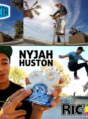 RICTA进口滑板轮OJ轮子Nyjah滑板动作轮高硬度回弹街式双翘滑板轮