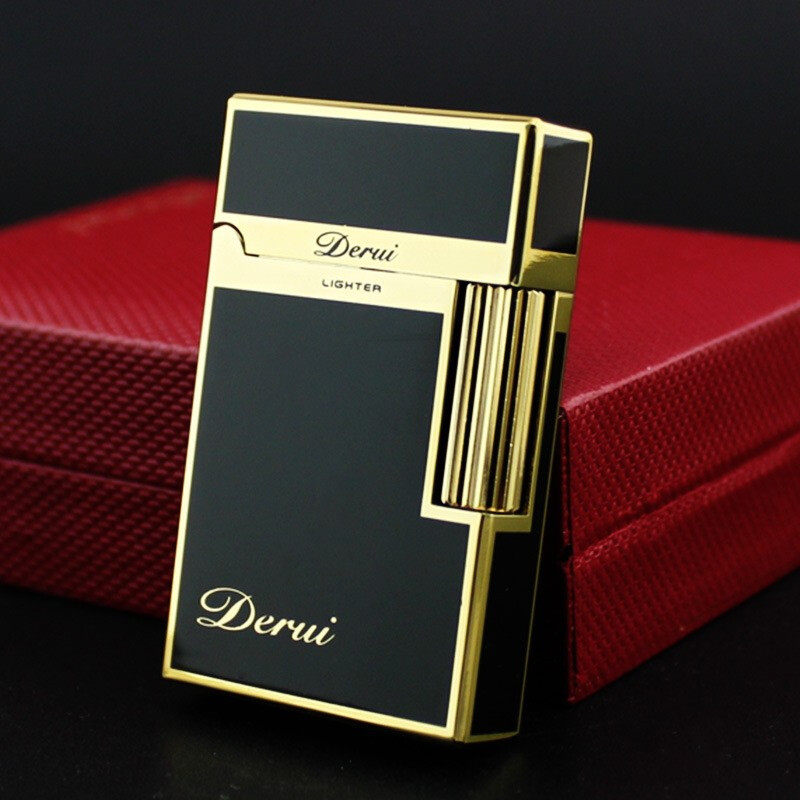 送气+火石 经典朗声气体打火机砂轮充气金属火机 个性刻字 礼盒装