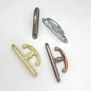 欧式窗帘挂钩壁钩复古豪华中式墙钩窗帘扣绑带钩青铜红铜窗帘配件