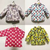 清仓款 外贸日单童装 儿童棉袄棉质针织布柔软舒适家居外套棉服特价