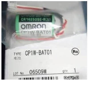 CP1W-BAT01 PLC锂电池 CP1E 专用  欧姆龙