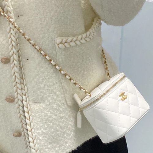 mini化妆包单肩斜挎链条包