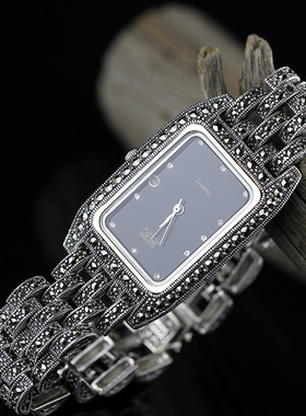 泰国精工镶嵌方形女士大气手链