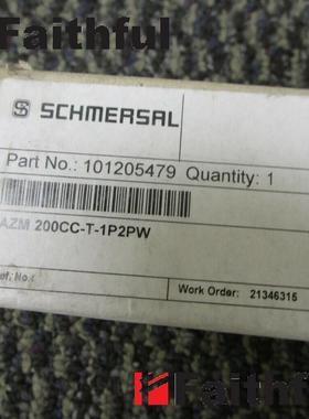 Schmersal 101205479 施迈赛全新安全开关 AZM 200CC-T-1P2PW