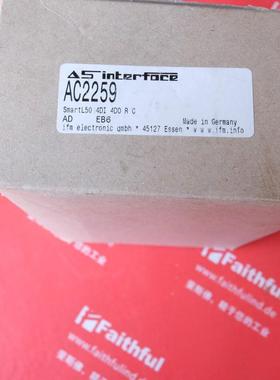 Ifm AC2259 易福门全新AS-i从站模块  SmartL50 4DI 4DO R C
