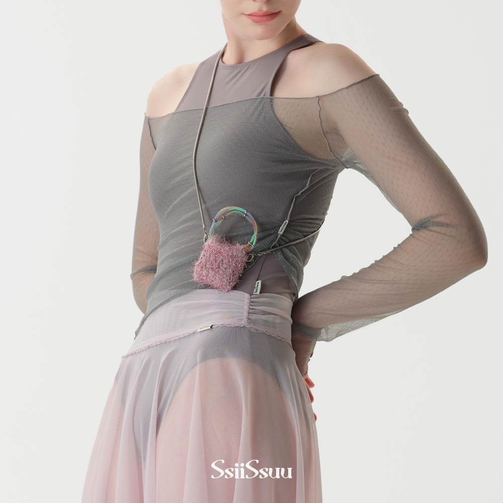 Ssiissuu芭蕾舞蹈瑜伽运动训练苹果耳机Airpods收纳袋2806