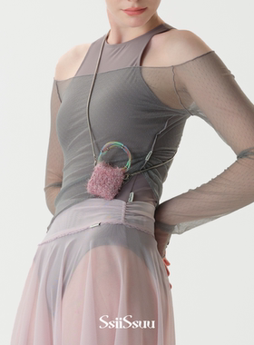 Ssiissuu芭蕾舞蹈瑜伽运动训练苹果耳机Airpods收纳袋2806