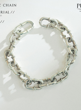 siderealmade星扣重磅数荆棘链手工手链 中性银饰