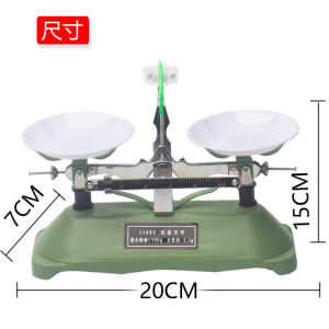 天平秤称学生家用小学生托盘天平天秤实验小型儿童简易高精度教具