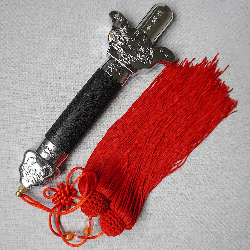 太极剑伸缩剑晨练表演健身男女收缩武术折叠剑道具儿童硬舞剑宝剑