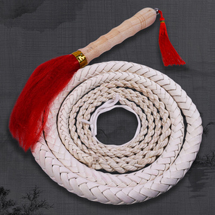牛皮鞭健身鞭子响鞭健身甩鞭麒麟鞭马鞭软鞭长鞭武术牧羊鞭大全