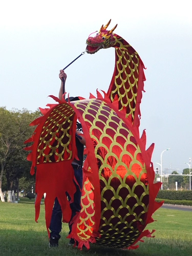 Dragon Dance Performance Props Ribbon Fitness Новый стиль китайский дракон качающийся квадратный танцевальный стример для взрослой рука играет дракон