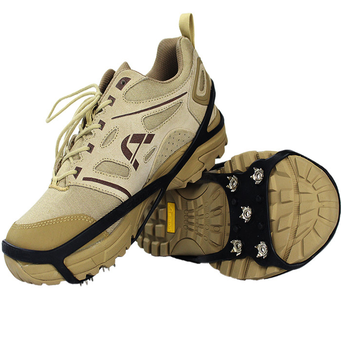 五齿冰爪防滑鞋套雪地下雪鞋钉户外登山冬季鞋链雪天鞋底神器冰抓