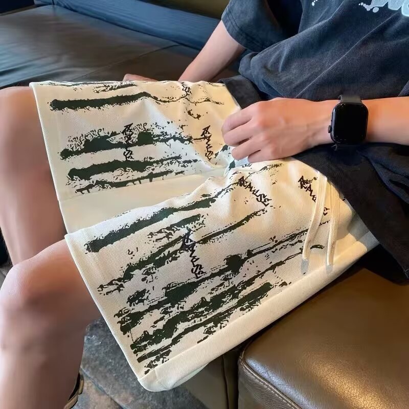 短裤男夏季学生港风休闲五分裤