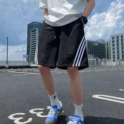 夏季潮牌冰丝速干短裤男