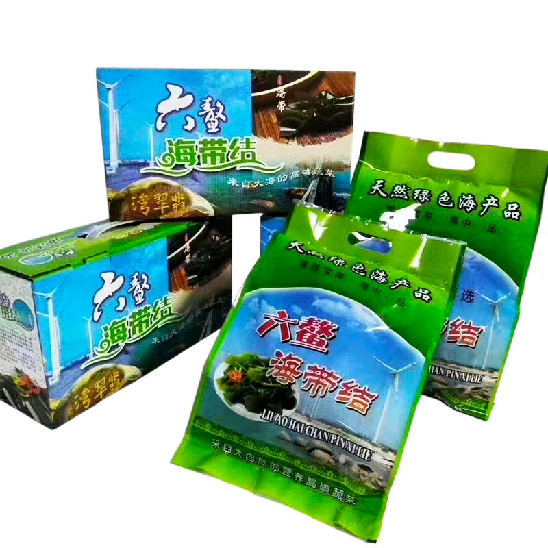 六鳌海带 电烤烘干海带结 炖汤食用小结海带扣特厚无沙麻辣烫火锅