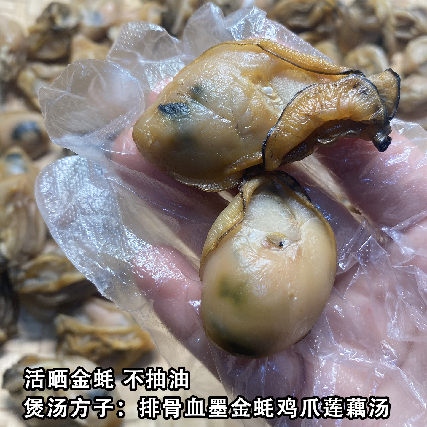 北海特产金蚝干不抽油7成干圆润饱满煲汤鲜