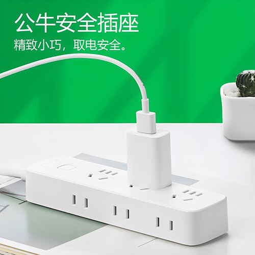 BULL/公牛新款多功能带线接线板