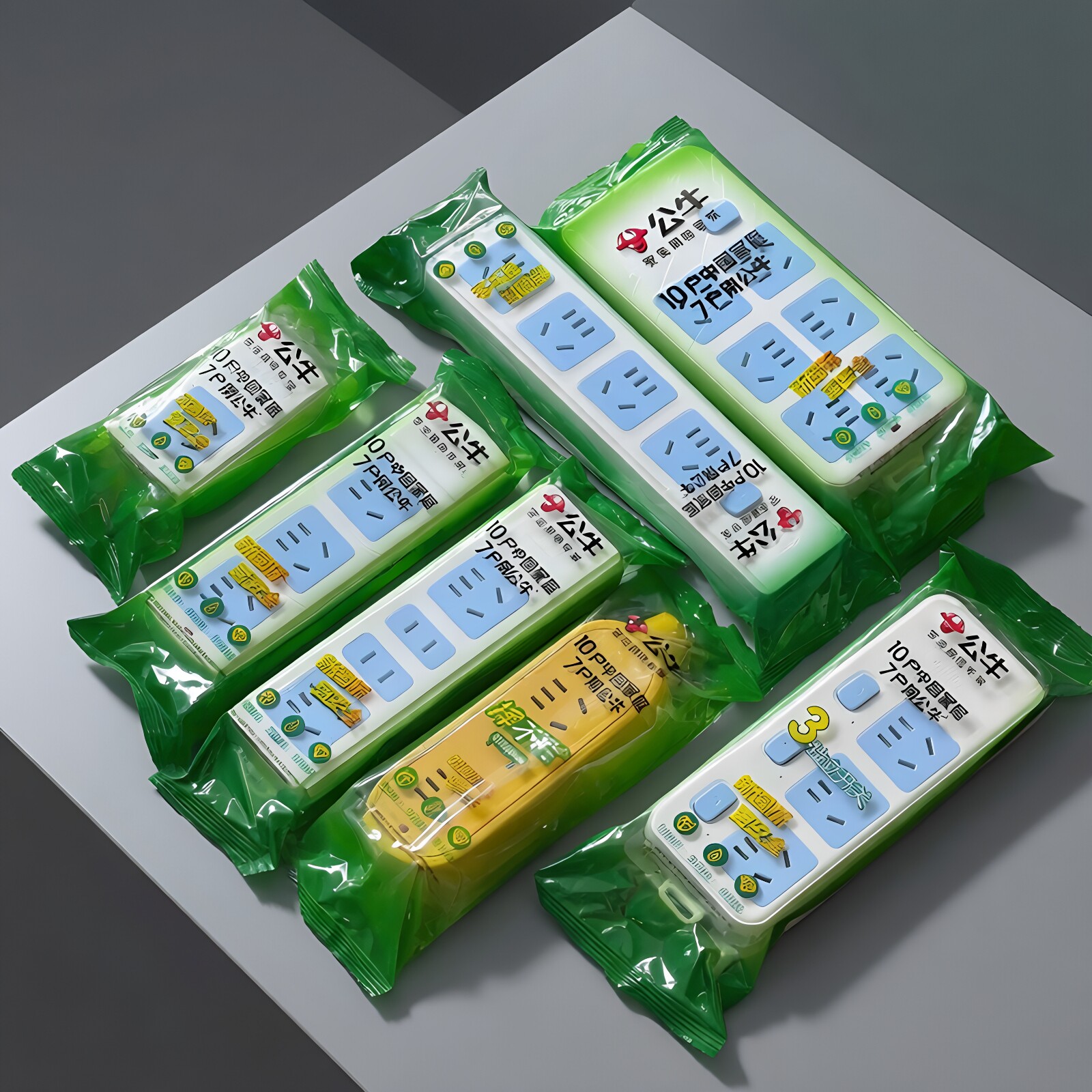 公牛无线插座电插排插线板不带线多孔功能接拖线板家用工程摔不烂