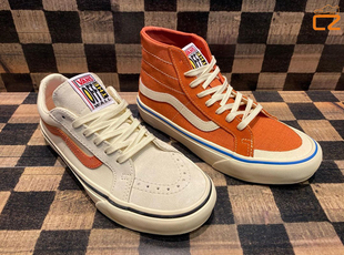 成长vans sk8 low sf 脏橘色 奶油黄米白 经典男女款高低帮帆布鞋