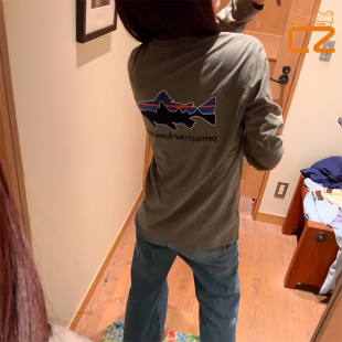 巴塔哥尼亚25新款Patagonia Trout飞鱼图案有混纺男女款圆领短袖T