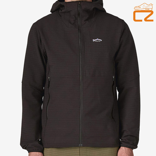 巴塔哥尼亚25新款Patagonia R1 TechFace Fitz Roy男款飞钓连帽衫