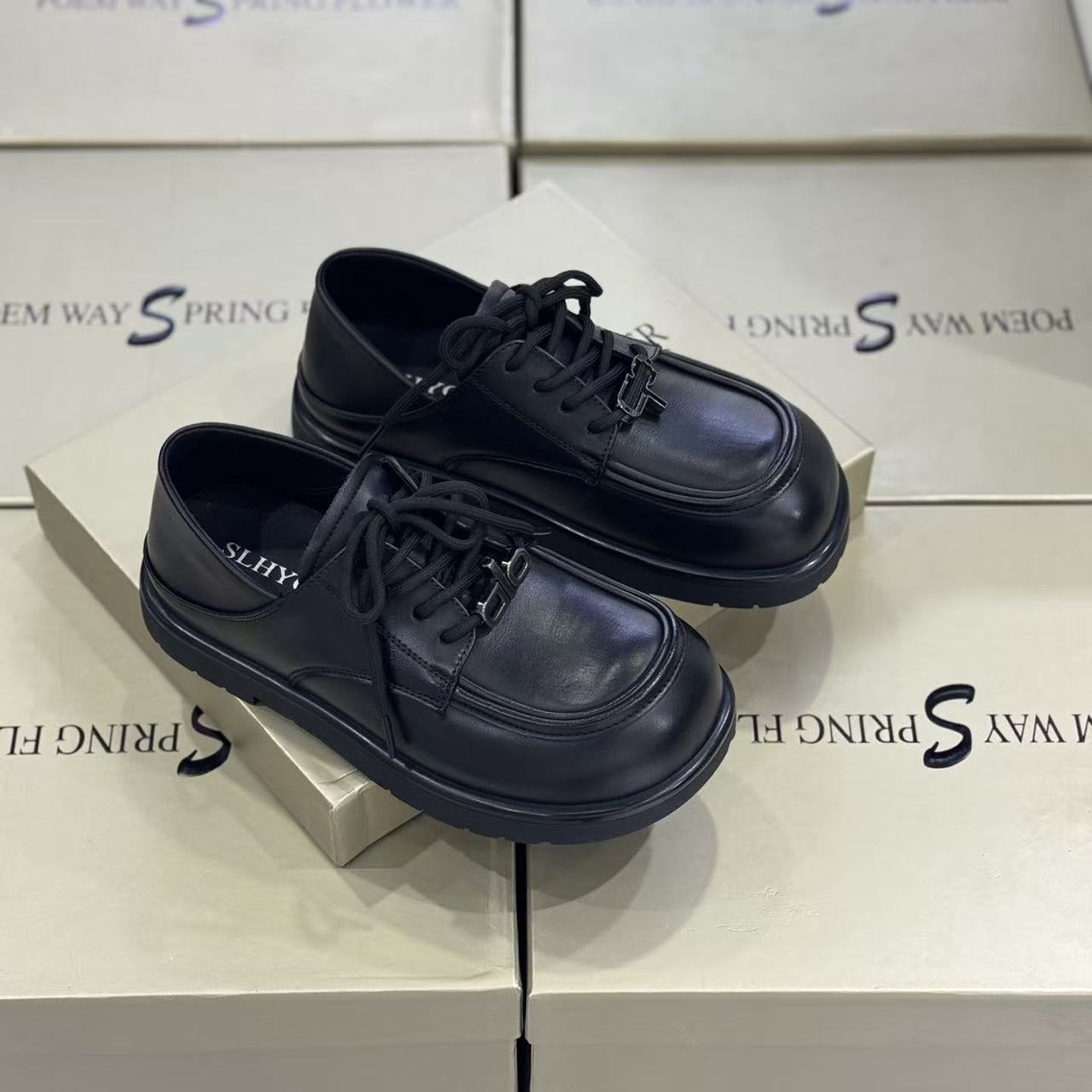 诗路花语乐福鞋女2025年秋季新款