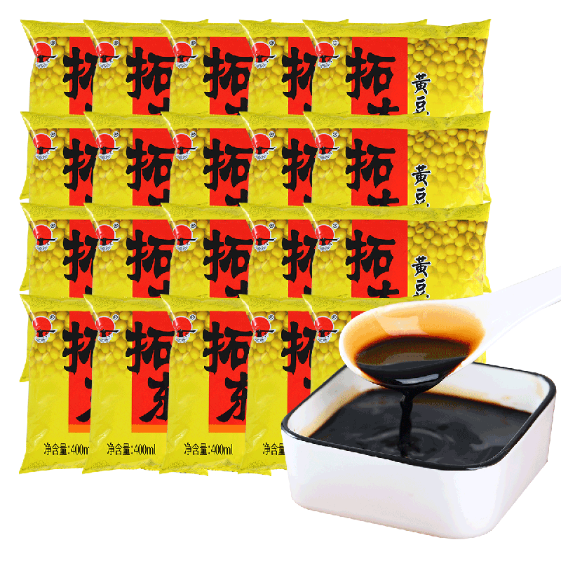 拓东黄豆酱油400ml*5/10/20袋装手工酿造云南特产煲仔饭面条提鲜