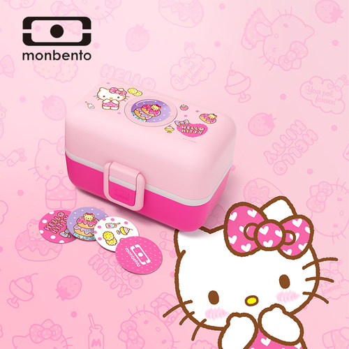 monbento可爱双层饭盒小学生专用