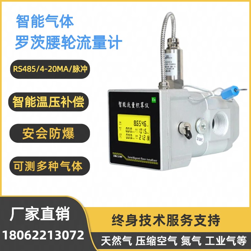 罗茨气体流量计厂家直销高精度