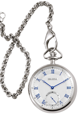 海鸥表手表男士复古机械男表钢带小众简约怀表M3600S大师系列