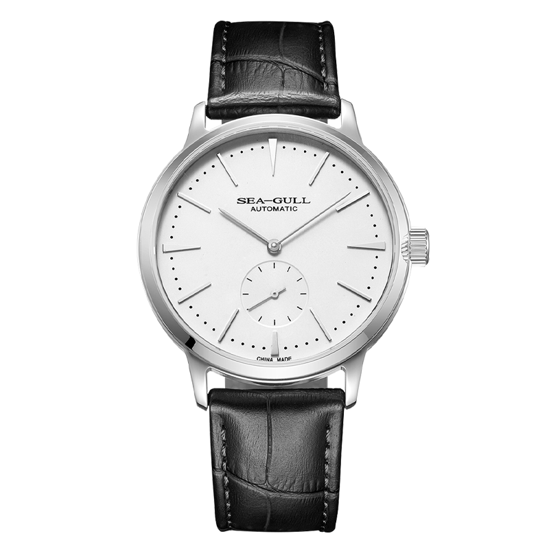 海鸥表男款小三针机械表商务防水男表国民系列学生手表海帆6075