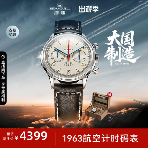 海鸥表1963航空计时码表