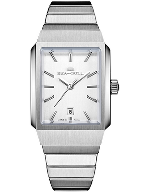 海鸥表女士手表简约精致小众冰糖小方表机械女表6169L