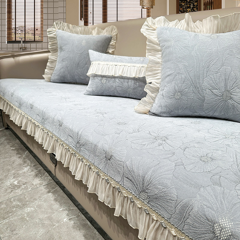 雪尼尔沙发垫四季通用现代轻奢提花防滑百搭客厅贵妃坐垫套罩定制,居家布艺,沙发垫,淘宝优惠券,粉丝福利购,淘宝优惠卷