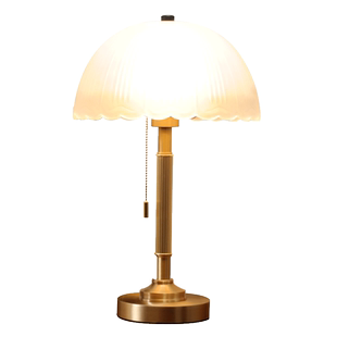 台灯卧室北欧美式温馨床头客厅书房浪漫结婚主风家用暖光遥控装饰